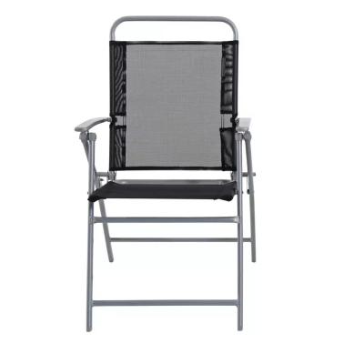 China Foshan Furniture Modern Design Metal Frame Hot Sale Outdoor Folding Garden Chair for sale