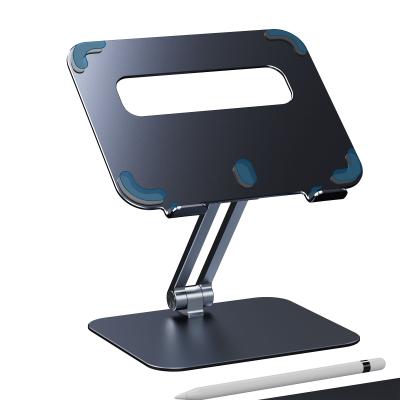 China Folding type 2022 desks use a height adjustable smartphone folding rotation tablet aluminum holder for sale