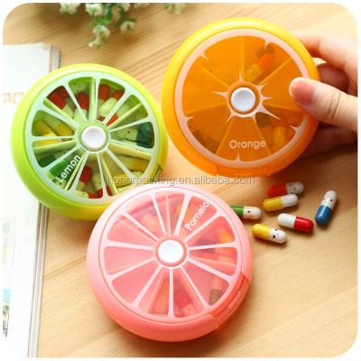 China Recyclable In Stock Portable Plastic Mini Drug Box Cases Dispenser Large Capacity for sale