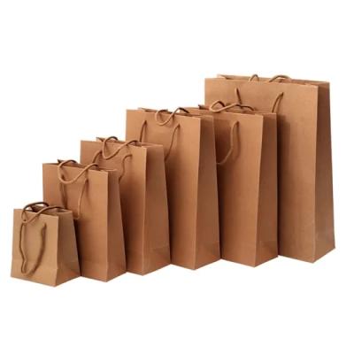 China Lunch Bags Disposable Paper Bag High End Brown Paper Machine Paper for sale