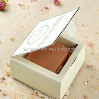 China 2015 new style recyclable hot sale factory price high quality simple soap paper box with custom logo wholesale for sale