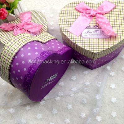 China 2015 Wholesale Recyclable Custom Single Flower Packaging Box Factory Price Wedding Gift Heart Shaped Paper Boxes for sale