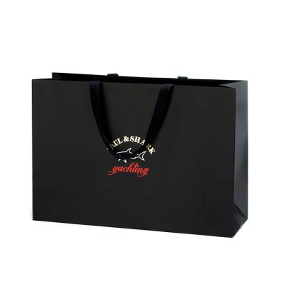 China Designn Recyclable Simple Biodegradable Branded Clothes Use Paper Bag Custom Supplier for sale