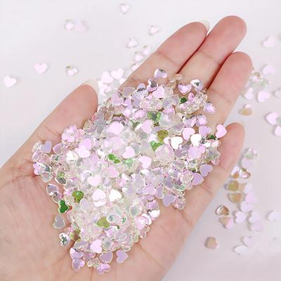 China Hotfix 3d Glass Flat Back Shaped Multi Shapes Pink AB Crystals Nails Shiny Rhinestones Color Crystal Nail Gems for sale