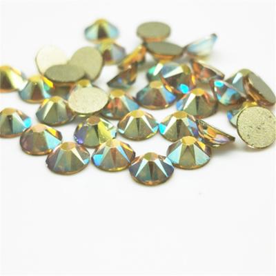 China High Quality Faceted Flatback YIWU Hundreds Colors SS3-SS60 Crystal AB Glass HotFix Rhinestone For Embellishments Rockers Nail Art for sale