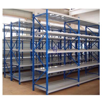 China Popular Warehouse Eu Metal Storage Rack Corrosion Protection Blue Boltless Adjustable Shelving Unit for sale