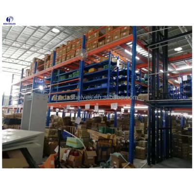 China Corrosion Protection Heavy Duty Factory Mezzanine Floor Racking Warehouse Shelving Mezzanine Racks for sale