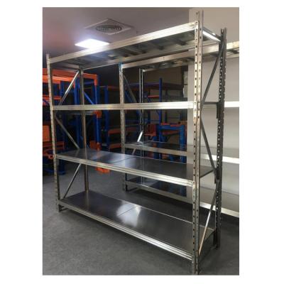 China Corrosion Protection Fabricating 304 Stainless Steel Sheet Racks Shelf, 4 Tier Stainless Steel Shelves For Industrial Warehouse for sale