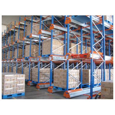 China Corrosion Protection Hot Sale Metal Pallet Racking Warehouse Storage System Shelves Drive-in Racks for sale