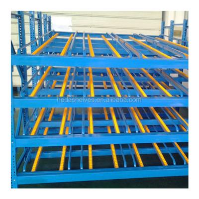 China Corrosion Protection Automatic Guangzhou FIFO Inventory Checking Carton Leak Racking For Industrial Storage Use for sale