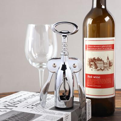 China Creative Wine Bottle Opener High-end Manual Opener Wine Bottle Opener Creative Home Exquisite Zinc Alloy Wine Bottle Opener for sale