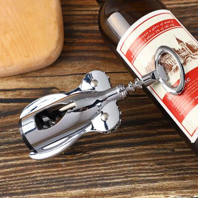 China Creative Bottle Opener Wine Bottle Opener High End Manual Home Standard Zinc Alloy Wine Bottle Opener for sale