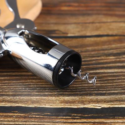 China Creative Bottle Opener China Factory Wine Bottle Opener High End Manual Home Zinc Alloy Wine Opener for sale