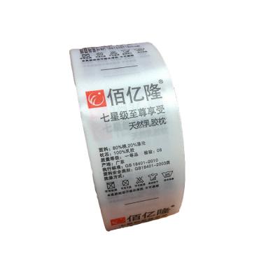 China Wide Variety Three-Dimensionality Strong Sustainable Clear Level High Density Changeable Pattern Garment Satin Printing Labels for sale