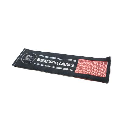 China High End Cost Effective High Quality Comfortable Comfortable High Density Will Not Fade Wide Variety Luxury Garment Lightweight Satin Woven Label for sale