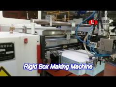 Fully Automatic Jewellery Boxes Electronic Products boxes Making Machine With Camera Tracing System