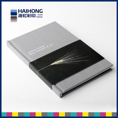 China 140x210mm white lacquer  Hardcover Book Printing with Gray board 300 - 1800gsm for sale