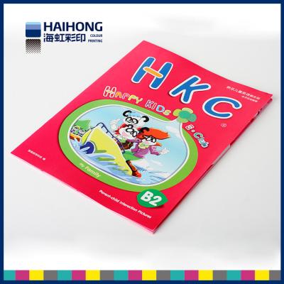 China Environmental  laminated metal saddle stitch book printing , custom book print for sale