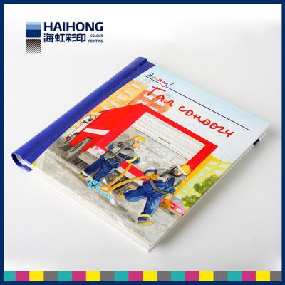 China Hardcover but inside spiral bound childrens book printing , textbook printing services for sale