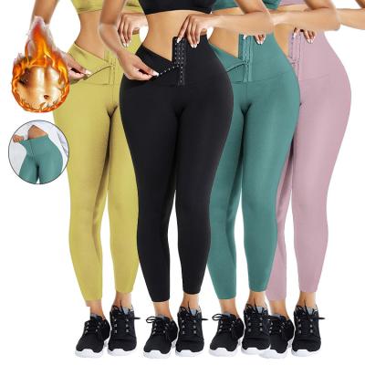 China WAISTDEAR Custom Logo Breathable Waist Gym Gaiters Yoga Pants Underwear Dropshipping High For Trainer Leggings Workout Women Waist Leggings for sale