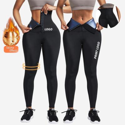 China WAISTDEAR Logo Tummy Control Women Breathable Slimming Corset Panties Neoprene Waist Trainer Leggings Women Yoga Pants Custom Made for sale