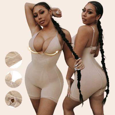 China Thong Shape Tummy Control Hexin Waist Shapewear Breathable Wholesale Custom Bodysuits for sale