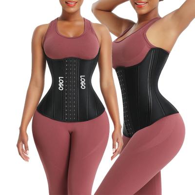 China Affordable Waist Trimmer Private Logo Label Waist Trainer Plus Size Waist Trainer Breathable Custom Women for sale