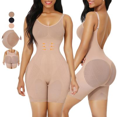 China WAISTDEAR Breathable Private Label Slimmiing Seamless Slimming High Waist Panties Custom Women Butt Lifter Full Body Shaper for sale