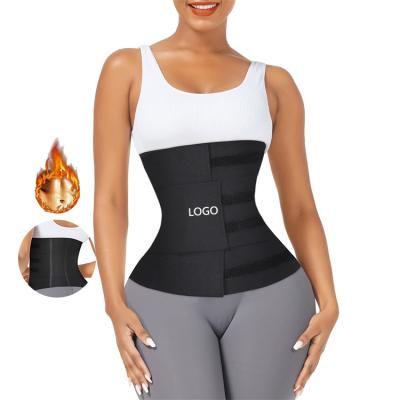 China WAISTDEAR Antibacterial Custom Logo Wholesale 3 Piece High Waist Banadage Women Slimming Waist Trainer Wrap for sale