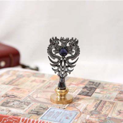 China Popular Hot Selling Eco-friendly Sealing Wax Stamp Use Delicate Exquisite Metal Wax Seal Stamp For Wedding for sale