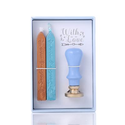 China Cheap Multifunctional Voucher Style Eco-friendly Wax Sealing Stamp Wax Seal Stamp Set for sale