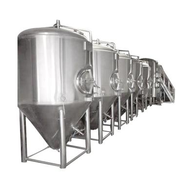 China Hotels 800l beer fermentation tank 10 barrel 1000l beer brewery tank united with dimple jacket for sale