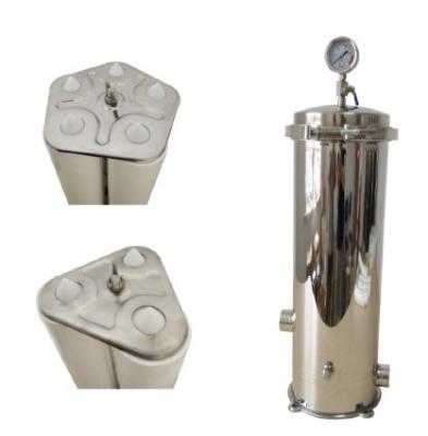 China Hotels Fine Quality Flange Type Stainless Steel Filter Precision Filter Housing for sale