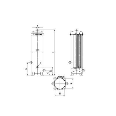 China Best Selling Hotels Products Industrial Mini Filter Stainless Steel Water Filter Housing for sale