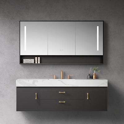 China Modern home and shop High-end modern style with a sense of design bathroom cabinet for sale