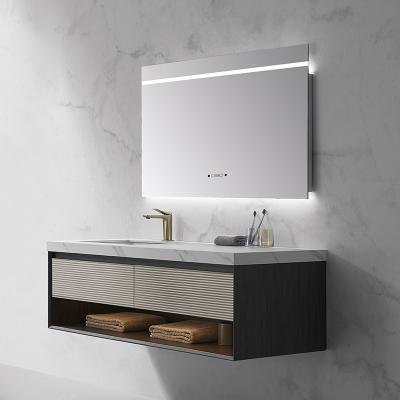 China Modern wholesale luxury bathroom cabinet set modern design style bathroom cabinet for sale