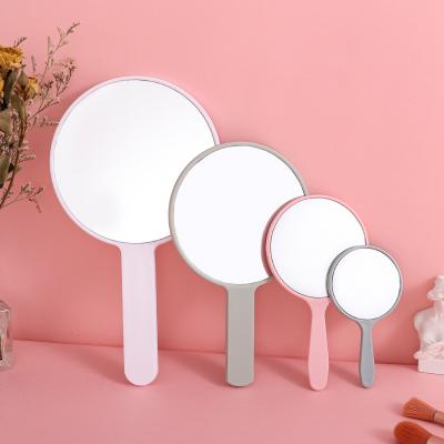 China Lighted Hot Custom logo DIY mini handheld mirrors  different sizes of handheld pocket mirrors for sale