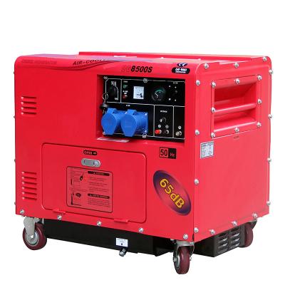 China 6kw Diesel Generator 7kva Silent Generator Set DG8500SE-S Diesel Generator Set for sale