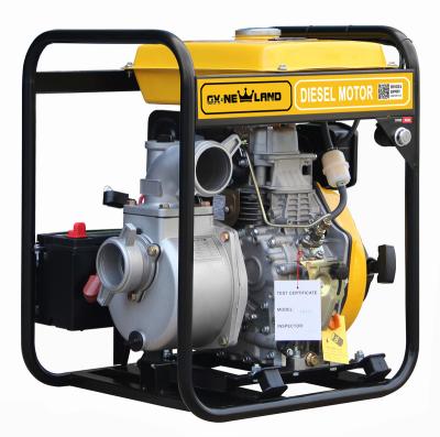 China Other NEWLAND China 186F 418cc Engine Pump 4inch Diesel Useful Diesel Water Pump for sale