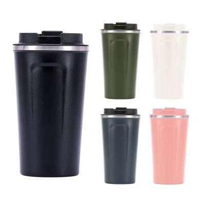 China 500ml Vacuum Insulated Cups Leak Proof Screw On Lid Non Slip Base Dishwasher Safe for sale