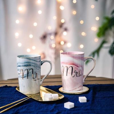 China Wedding Gifts Mr And Mrs Ceramic Cups for sale