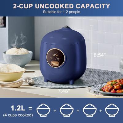 China Compact and Portable Mini Rice Cooker with Comfortable Handle and Removable Power Cord for sale