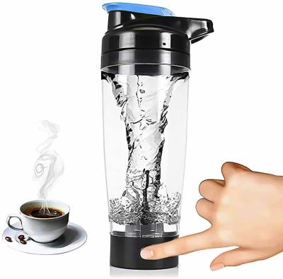 China Groothandel 600ml Elektrische eiwitmixer Shaker Fles Draagbare Mini Juicer Plastic Zelf Roeren Koffiebeker Eco Friendly Te koop