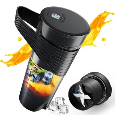 China Portable Blender, 16 Oz wiederaufladbarer Typ-C Personal Mini mit ultra scharfen vier Klingen, multifunktionale BPA-freie Flasche zu verkaufen