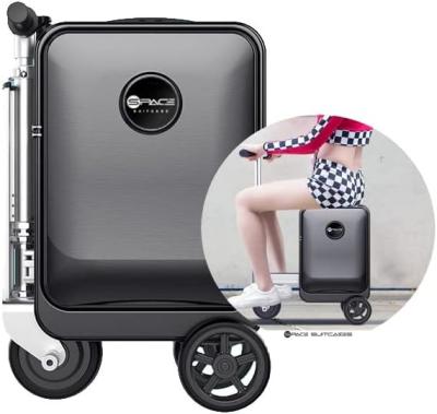 China Smart Rideable Suitcase 26L, Scooter de equipaje eléctrico ligero para viajar con bloqueo digital, impermeable y ligero en venta