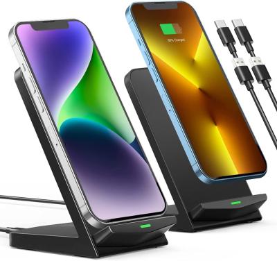 China Carregador Wireless [2 Pack],15W Fast Wireless Charging Stand, Carregador Wireless Compatível com iPhone 15/15 Plus/15 Pro Ma à venda