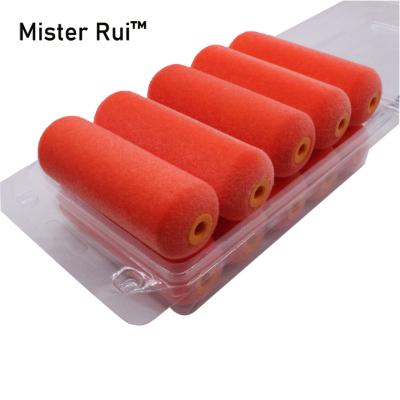 China 10Pcs 4 Inch High Density Paint Assembling Mini Foam Paint Roller for sale