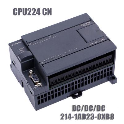 China CPU224 S7-200 PLC Programmable Controller 214-1AD23-0XB8 Copper Transistor Output Relay 214-1BD23-0XB8 Type Logic Controller for sale