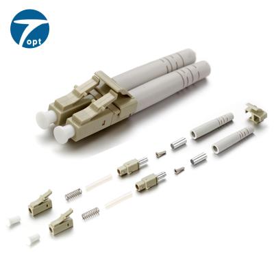 China Hot Sale FTTX Fiber Optic Connector FTTX LC APC UPC Sx Dx Fiber Optic Connector for sale