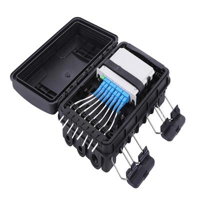 China FTTH FTTX FTTP Outdoor Port Port Fiber Optic Distribution Splitter 8 Box FTTH Terminal Box for sale